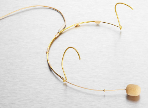 Headset Mikrofon DPA 4088-F, Niere, beige (mit DPA Lemo 3-pol. Adapter)